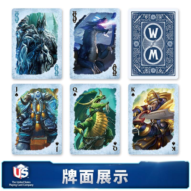 World of Warcraft Cards Lich King Poker Tribes and Alliances Anime Game Funny Party Collectible Card Toys Gifts