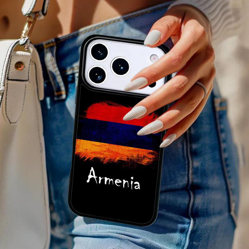 Армения Армянский Флаг Чехол для Телефона Для iPhone 17 Air 14 15 13 12 Max Чехол Для Apple 14 15 16 16e 11 Pro Max Plus Coque