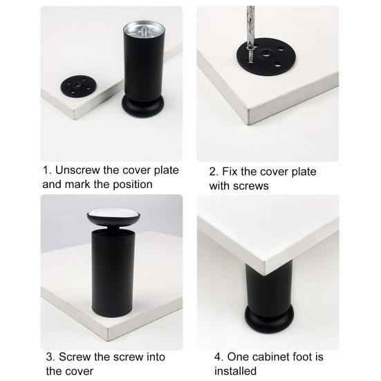 Универсальные ножки для шкафа Прочные противоударные аксессуары Прочные мебельные ножки Мебель