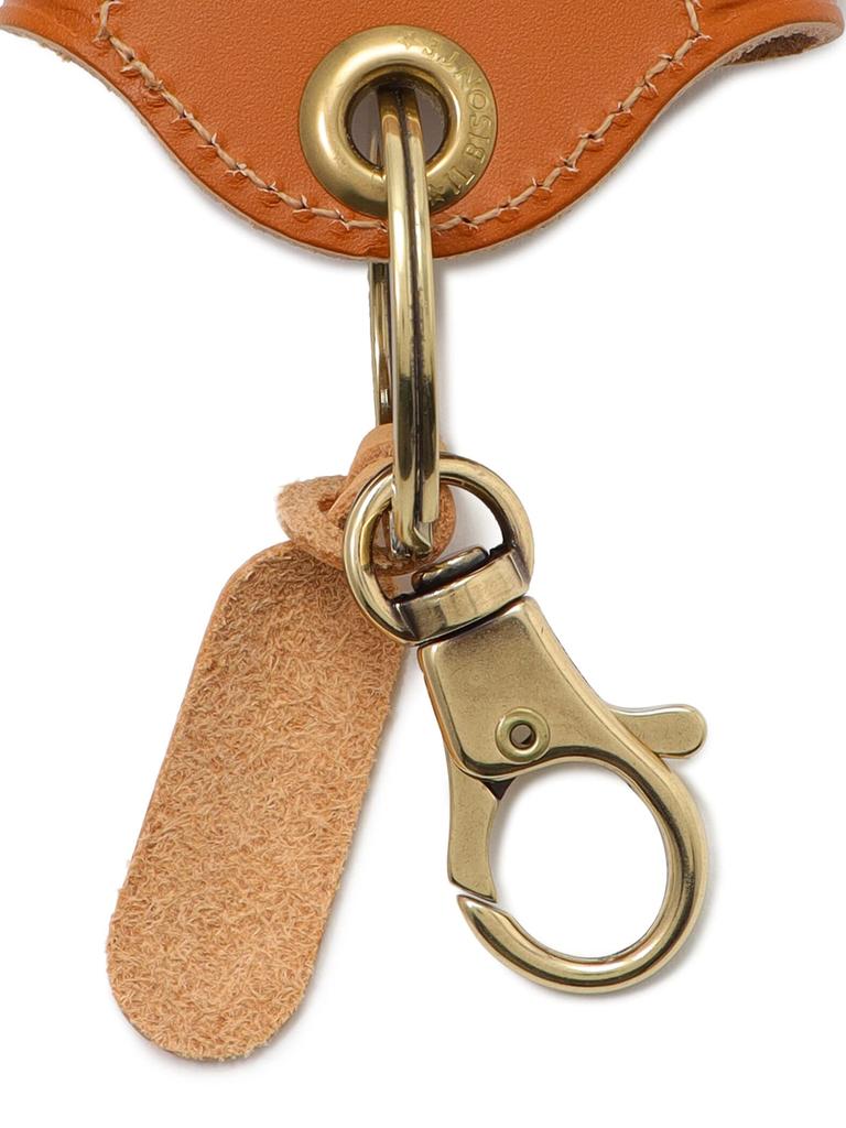 Key Case Leather Genuine Leather Cowhide Unisex Discolored Brown Brown [IL BISONTE] Women's Men's