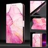 For Xiaomi Redmi Note 15 Pro 5G Case with Strap Marble Pattern Leather Phone Cover Card Holder