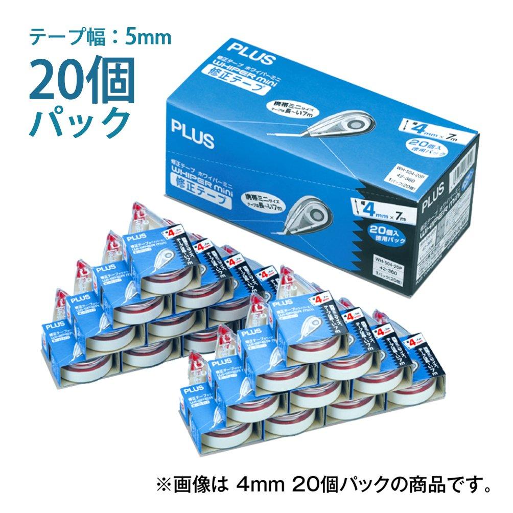 Плюс Whiper Mini корректирующая лента 5 мм 20 шт., Ширина, WH-505-20P 42-361