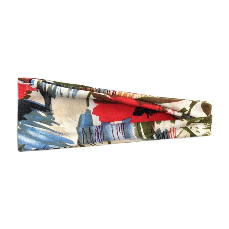 Boho Headbands for Women Fashion Headband Yoga Workout Head Bands Hair Accessories Non Slip Band Sport Headwrap Running Elastic Hairbands