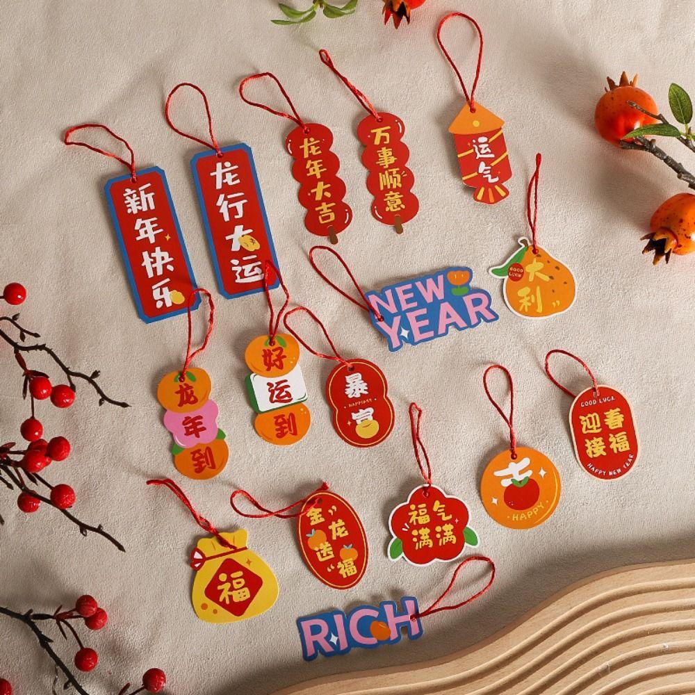 Decorative New Year's Blessing Pendant Chinese Style Lunar New Year Hanging Ornament Wedding