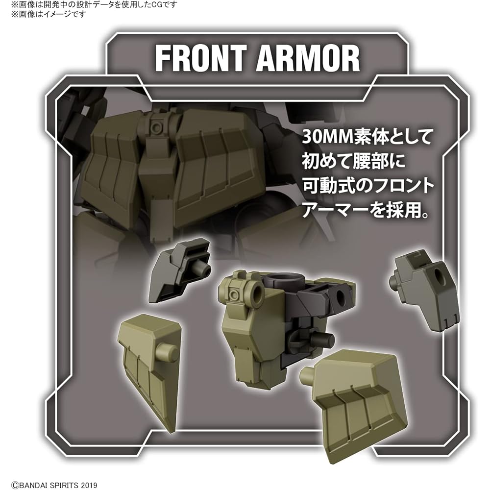 Bandai Spirits 30MM bEXM-28 Level Nova Green Масштаб 1/144 Пластиковая модель-конструктор с цветовой кодировкой