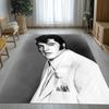 Vintage E-Elvis Graceland Rock 'n' Roll Soft Non-Slip Area Rug for Living Room,Bedroom Playroom Carpet Mat for Sofa,Home Decor