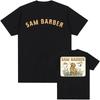 SAM BARBER DUCKDOG TEE Хлопковая футболка с коротким рукавом Унисекс Уличная мода Повседневная футболка с графическим принтом
