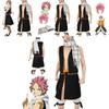Высококачественный косплей Нацу Драгнила из Fairy Tail. Полный комплект: топ и юбка для Хэллоуина