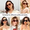 Irregular Oversized Sunglasses Trendy Classic Punk Outdoor Gradient Sun Glasses Female Cycling Driving Eyewear