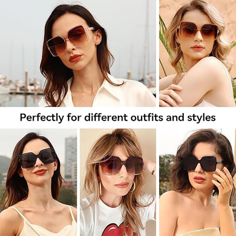 Irregular Oversized Sunglasses Trendy Classic Punk Outdoor Gradient Sun Glasses Female Cycling Driving Eyewear