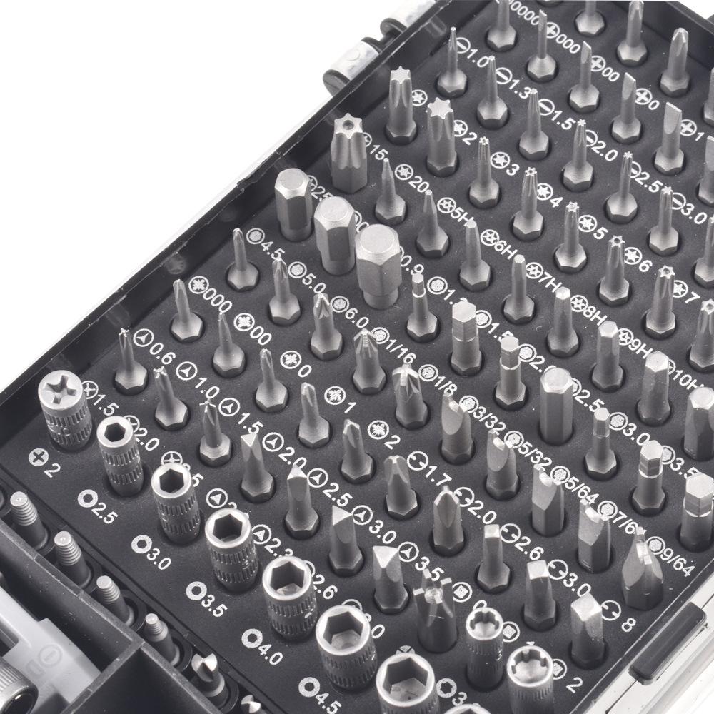 Набор магнитных отверток 135 в 1, прецизионные шестигранные винты Torx с крестообразным шлицем, набор бит для ремонта телефона, ручной инструмент
