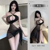 Sex lingerie women's hot sexy perspective mesh bed free temptation passion suit