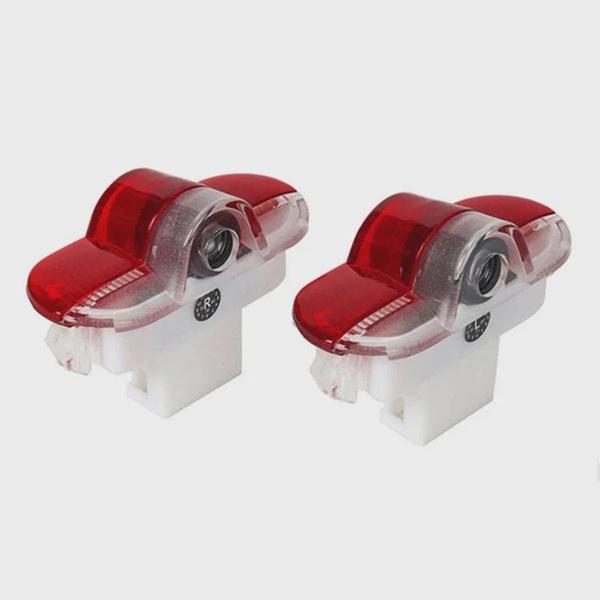 2Pcs Car Door Welcome Light Logo for VRS Logo Octavia A5 MKII 2006 2007 2008-2013 Ghost Shadow Projector Lamp Accessories