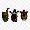 Five Nights At Freddy's 4 Симулятор пиццерии Freddy Fazbear's Jump S, термонаклейки для одежды, футболка, сумка, теплопередающие наклейки, железные нашивки