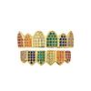 WISH Micro Inlaid Gold Teeth Set Sharp Teeth Vampire Teeth Hip Hop Accessories Teeth Set Factory