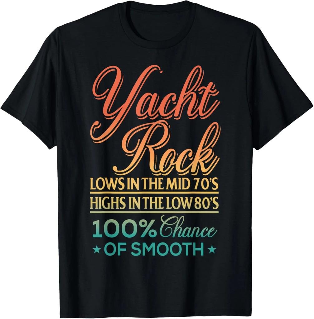 Ретро Музыка Yacht Rock Середина 70-х - Начало 80-х - Винтажная Футболка Yacht Rock