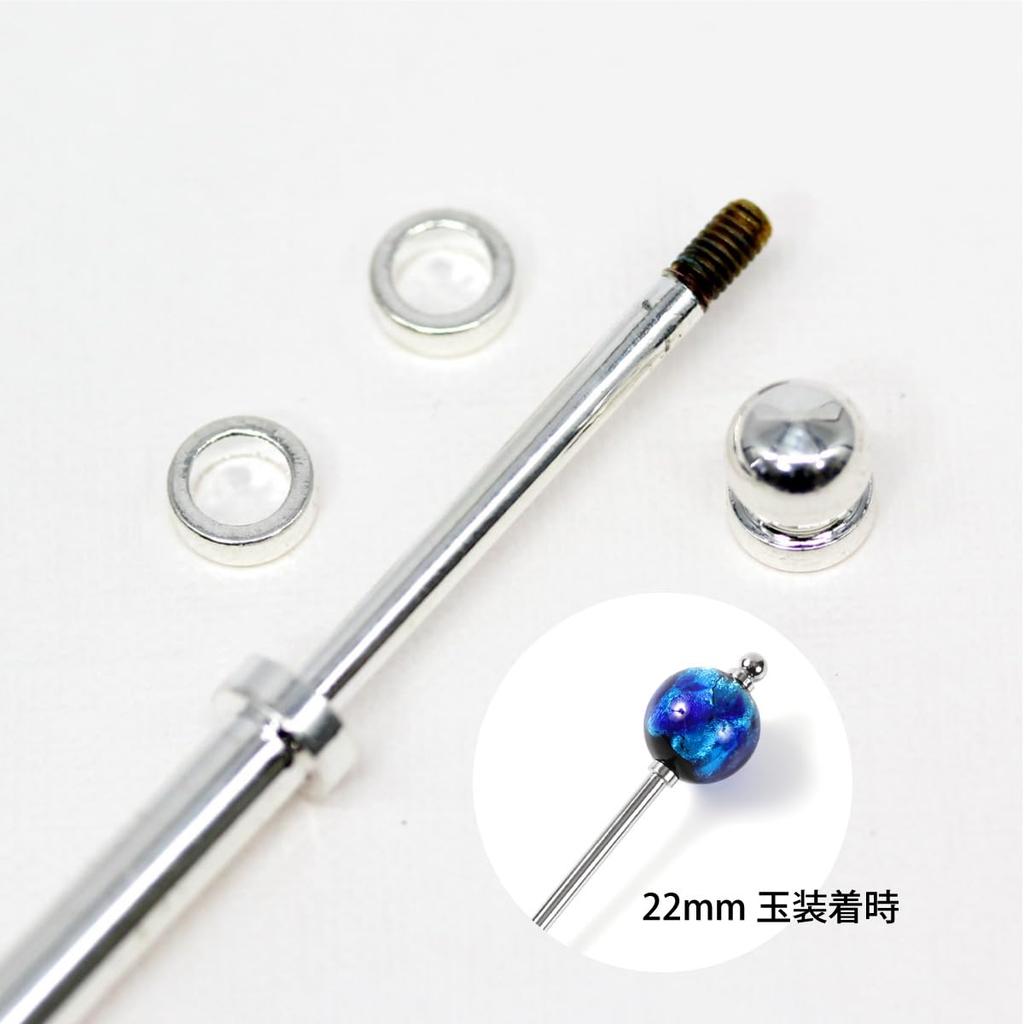 Sea drop Hairpin Hairpin Parts Metal Single Piece 1 Piece 3 Pieces 5 Pieces 10 Pieces 15cm Silver with Spacer Simple Accessory Dragon Ball Handmade
