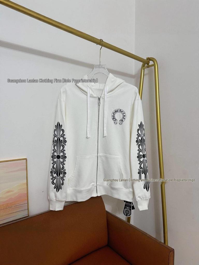 Европейский тренд Худи на молнии CH25: Простая классика для осени/зимы