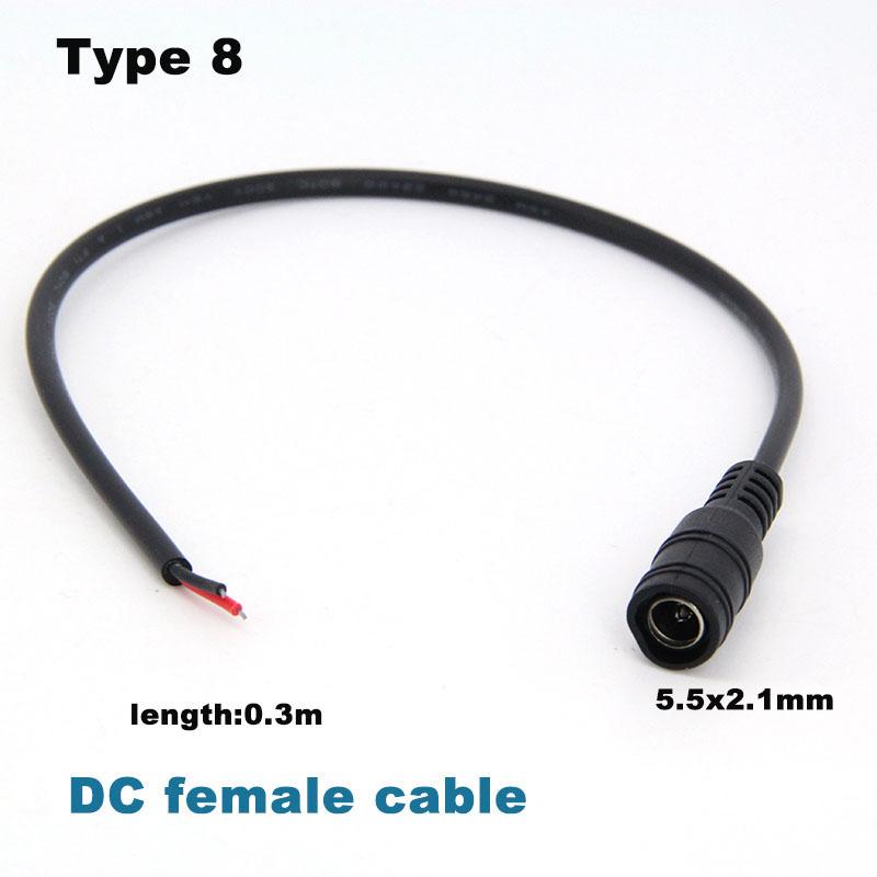 5 В 12 В USB 2.0 DC Mirco Male Female Cable Switch Регулируемый блок питания зарядный разъем ремонтный шнур для DC USB Вентилятор охлаждения