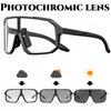 Photochromic Sports Sunglasses Oversized Monolithic Lens Comfort Fit for Cycling Hiking UV400 Lightweight Adventure Ready
