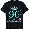 96 & Fabulous 96 Years Old Queen's Birthday Cute T-Shirt