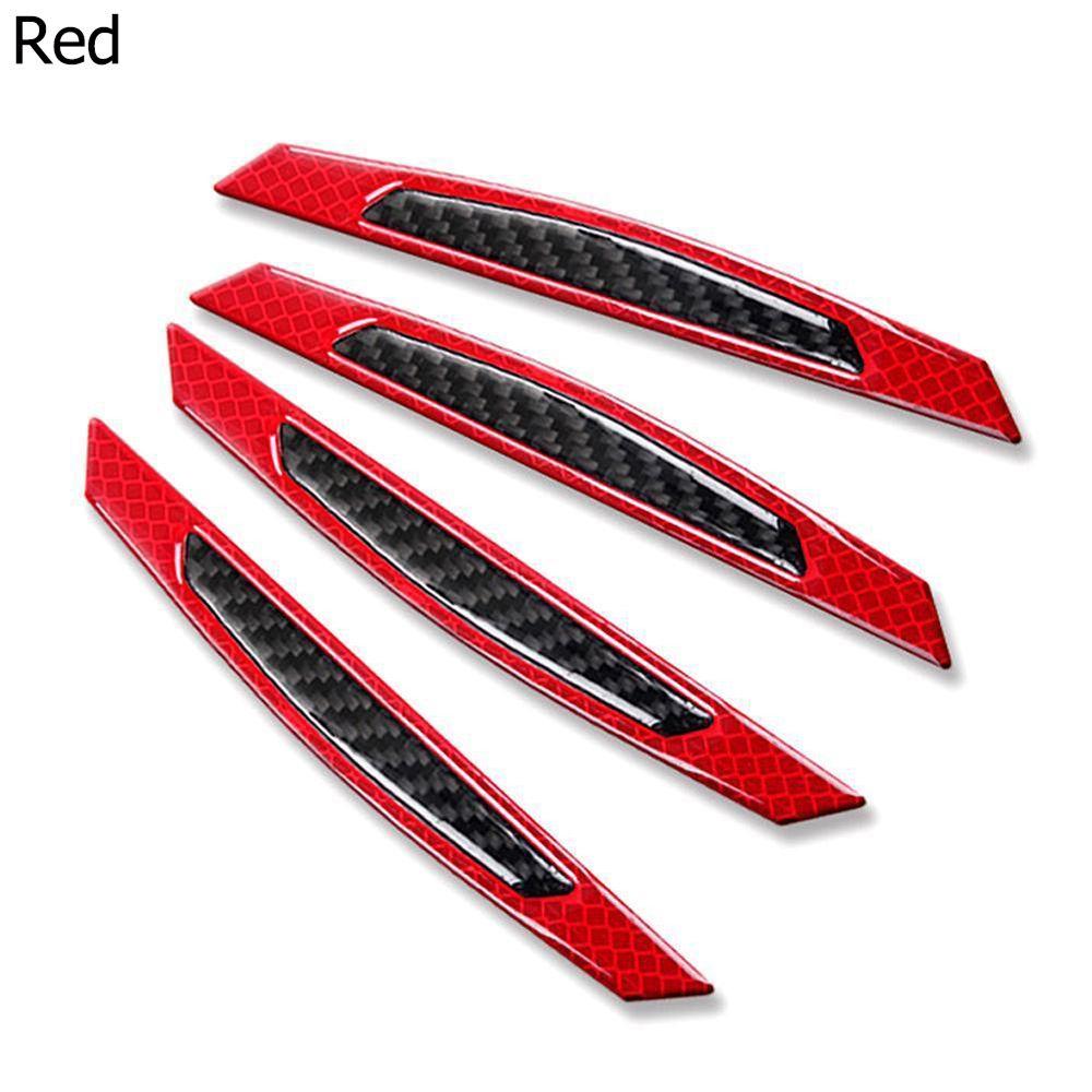 4Pcs Sign Protector Alarm Door Sticker Anti-Collision Car Reflective Strips Safety Warning
