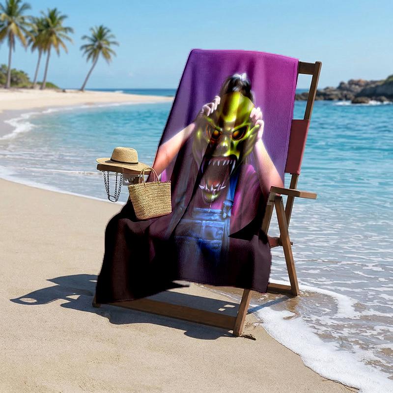 Goosebumps Fashion Beach Towel: Ideal for Summer Adventures Soft, absorbent and quick drying suitable for swimming and bathing