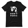 Don'T Panic Hitchhikers Guide The Galaxy Tee Short Sleeve Unisex T-Shirt