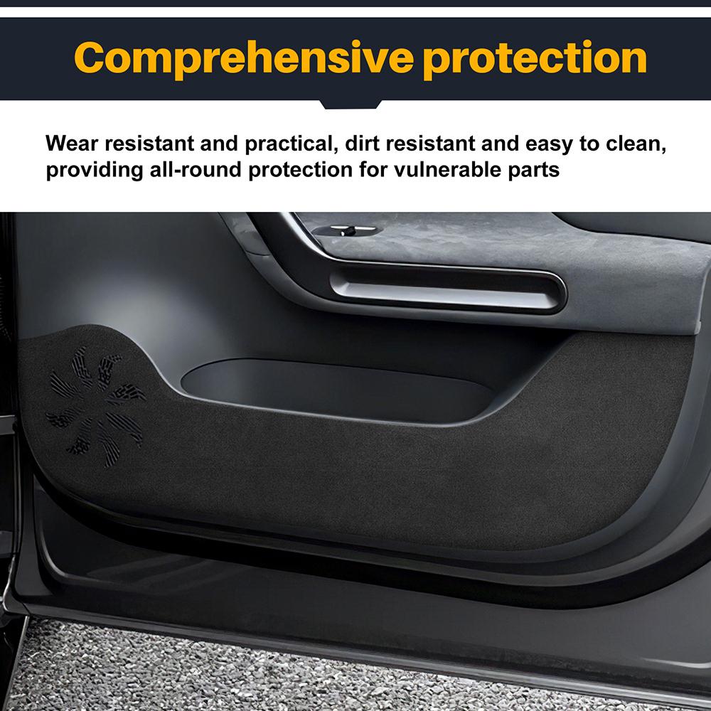 Premium Suede Leather For Leapmotor Lafa5 2026-2027 Door Kick Pad Anti-Scratch Protector Mat Car Interior Accessories