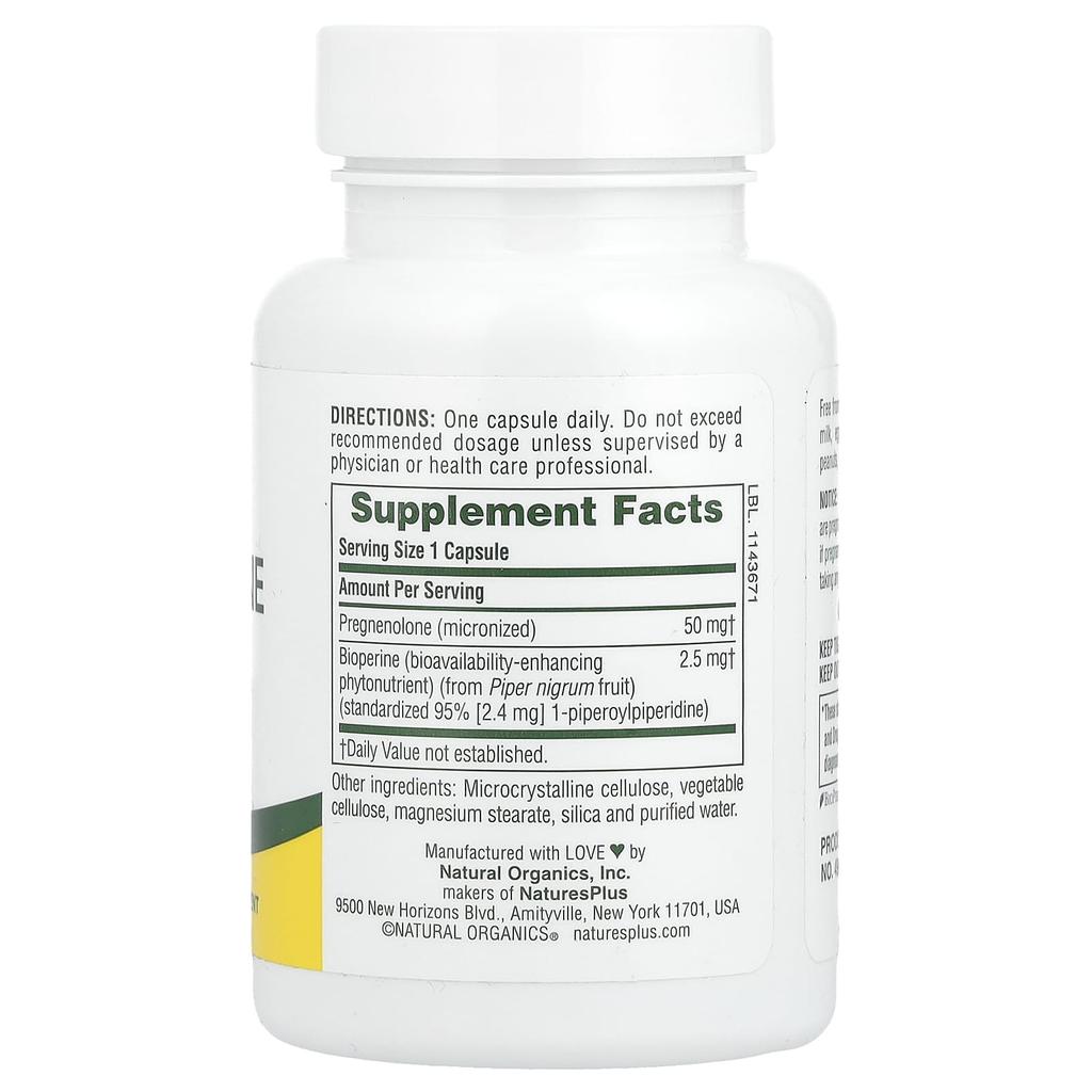 Ultra Pregnenolone with Bioperine®, 60 Capsules