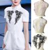 1 Pair Lace Applique Hollow Out DIY Sequin Flower Tassel Wedding Gown Applique Sewing Accessories