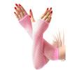 Women Fashion Neon Fishnet Fingerless Long Gloves Leg Arm Cuff Party Wear Fancy Dress for Womens Sexy Beautiful Arm Warmer