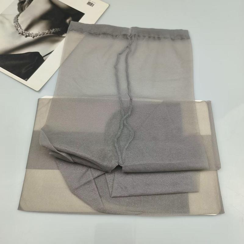 Сексуальные чулки женские без ластовицы эластичные с блеском с открытой промежностью соблазнительные эротические блестящие колготки женские глянцевые гладкие колготки S44