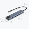 USB-концентратор 8-в-1 Type-C с Ethernet и HDMI
