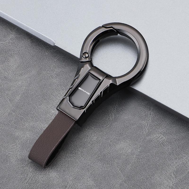 High Quality Car Keychain Metal Keyring Pendant Gift For Mercedes Benz AMG W203 W205 W206 W211 W220 W212 W201 W176 GLK GLE GLC JV3
