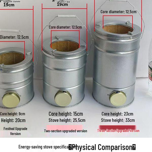 Компактная сотовая угольная печь для домашнего обогрева и кипячения воды - Идеально для новых домов