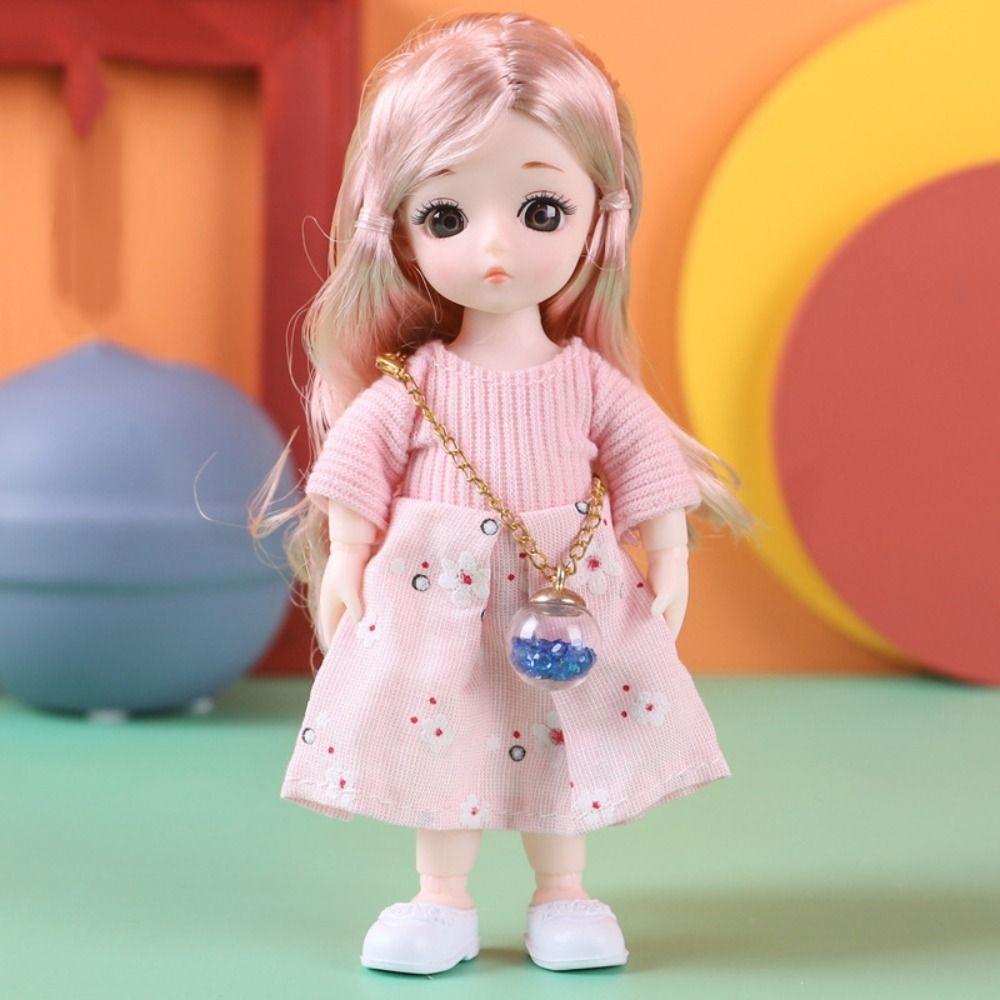 Одеваем куклы BJD 13 подвижных суставов Съемные суставы Кукла Имитация глаз Шарнир Кукла Девочки Подарки