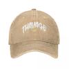 2026 Fitness Thavage Baseball Caps Vintage Distressed Denim Washed Snapback Hat Unisex Outdoor Running Golf Adjustable Hats Cap