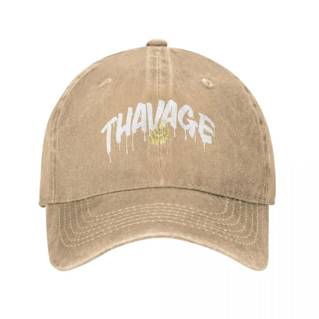 2026 Fitness Thavage Baseball Caps Vintage Distressed Denim Washed Snapback Hat Unisex Outdoor Running Golf Adjustable Hats Cap