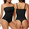 Strapless Shapewear Bodysuit for Women Thong Bodysuits Under Dress Slimming Leotards Tank Tops Seamless Waist Trainer Body Shaper
