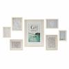 Wall Photo Frame DKD Home Decor 32.5 X 1.5 X 45 Cm Crystal Natural Green MDF Wood Scandinavian
