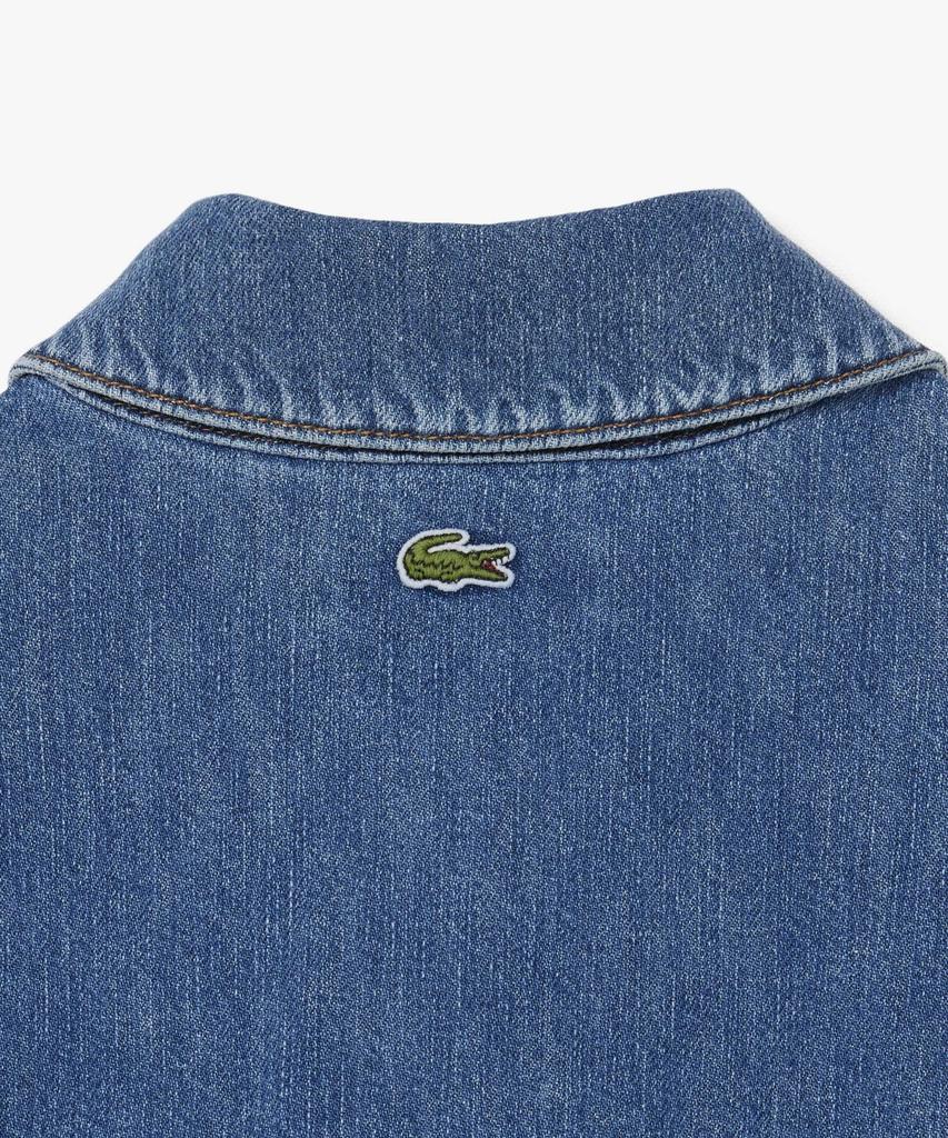 Lacoste Women'S Denim Polo Dress Ef0192-56G 36L
