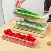 1/3 шт. Прозрачный ящик для хранения в холодильнике, органайзер для овощей, пищевой, без BPA, складной, многофункциональный, сохраняющий свежесть ящик