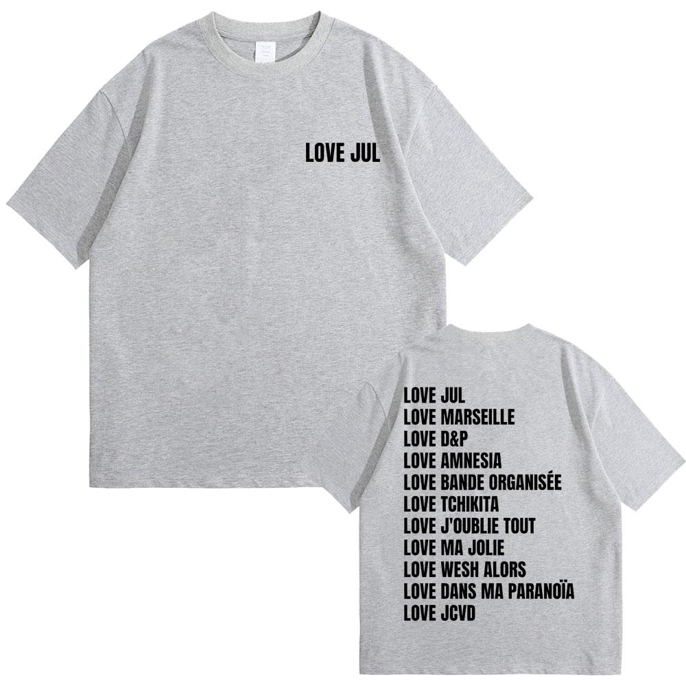 Love Jul 2025 Merch Tshirts Men Women Fashion Rap Pop Music Short Sleeve Tshirt Mens Hip Hop Oversized T Shirts Streetwear