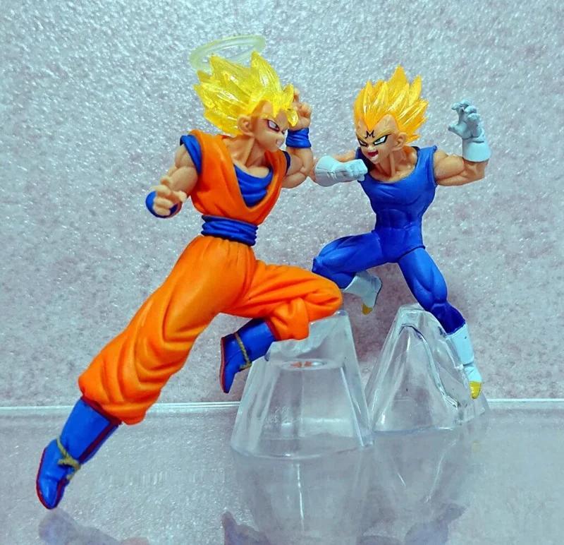 Оригинальные игрушки Гашапон Dragon Ball Super Камбер Сон Гохан Мадзин Буу Бурдок Фу Транкс Веджета IV Модель Действия Модель Игрушки