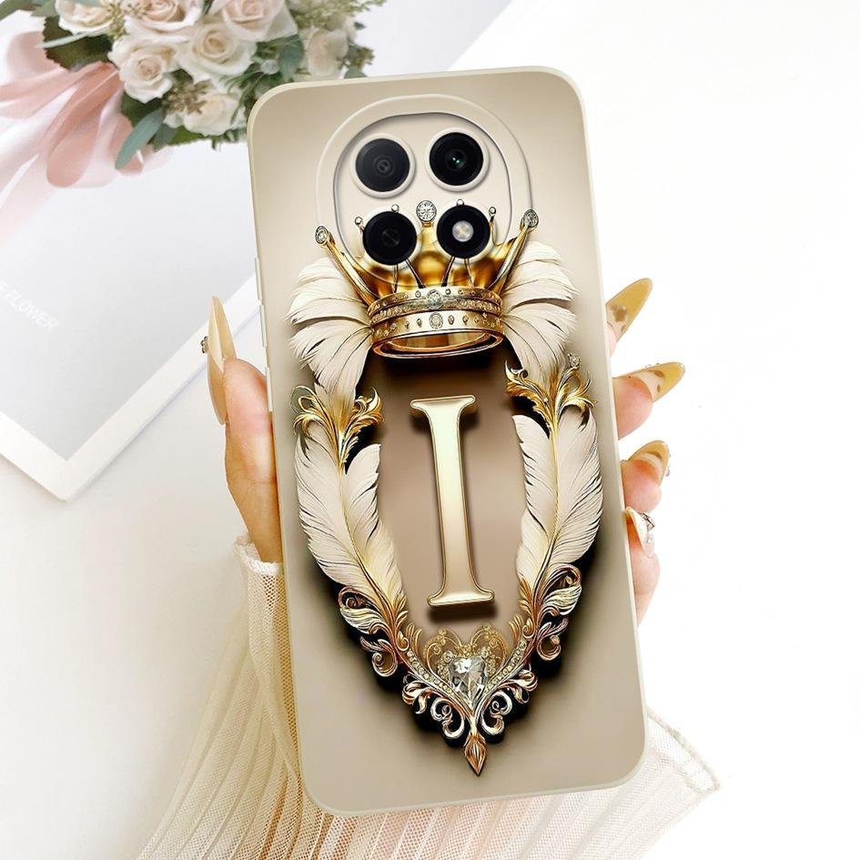 Чехол для OPPO F29 Pro 5G CPH2705 Роскошный чехол с буквами и короной Мягкий силиконовый чехол для пары на телефон Для OPPO F29 Pro F29Pro 2025 Бампер