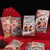 6pcs Traditional New Year Red Envelopes Chinese Style Good Lucky Red Packets  Wedding Birthday
