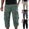 Мужские повседневные цветные карманные пляжные рабочие брюки-карго на открытом воздухе, шорты, брюки