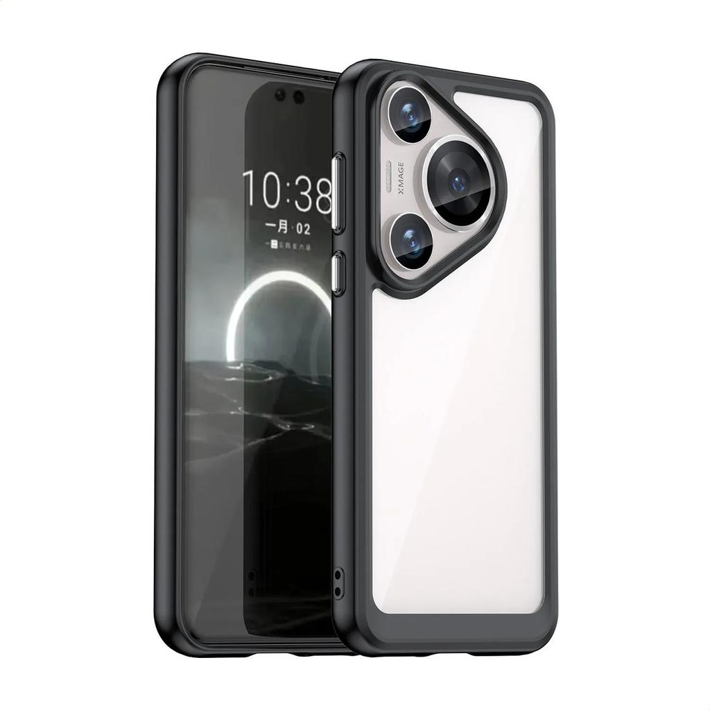 Phone Case For Huawei Pura 70 Pro/70 Pro Plus , Clear Transparent Phone Case Cover For Huawei Pura 70 Pro/70 Pro Plus