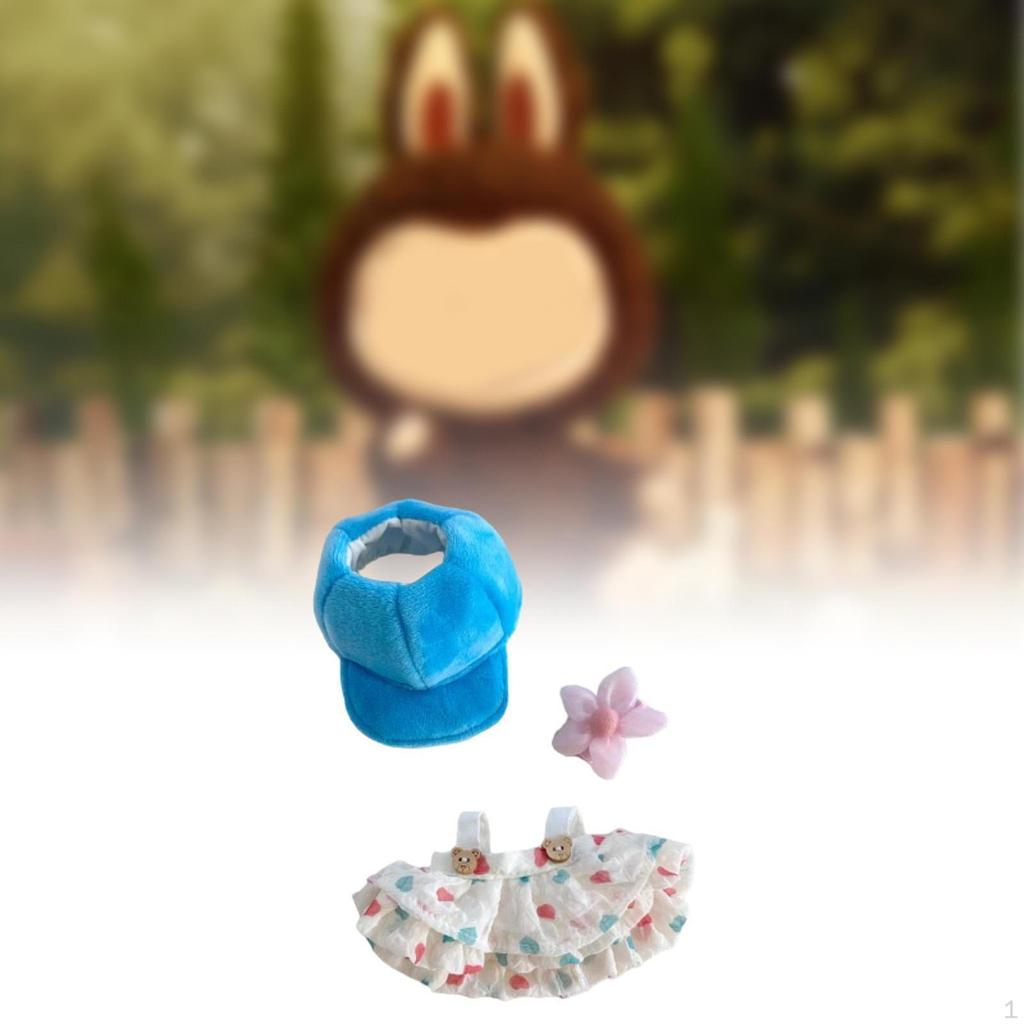 17cm Doll Clothes Set Cute Suit,Doll Accessories,Girl Clothing for Girls